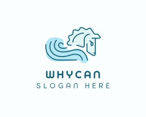 Mythic - Water Wave Horse logo design