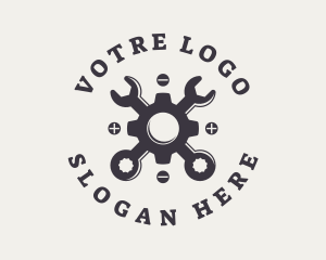 Machinery - Mechanical Cog Spanner logo design
