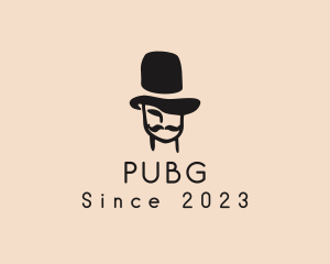 Retail - Top Hat Mustache Man logo design