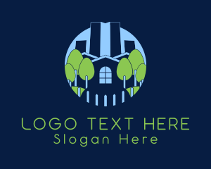 Suburban - City Suburban Community logo design