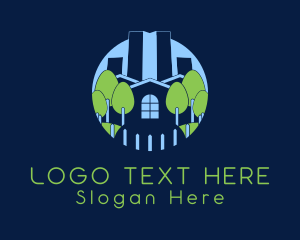 Property Developer - City Suburban Community logo design