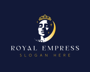 Empress - Beauty Queen Crown logo design
