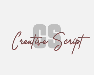 Cosmetics Fashion Script logo design