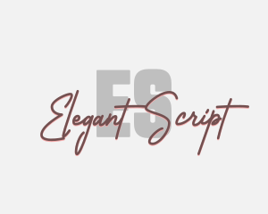 Cosmetics Fashion Script logo design