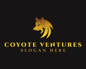 Coyote - Wild Wolf Canine logo design