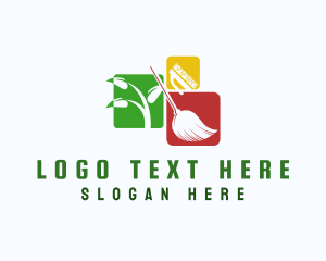 Clean - Housekeeping Clean Sanitation logo design