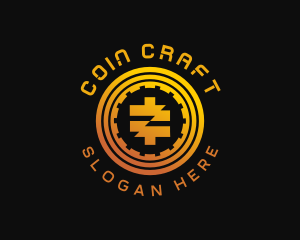 Coin - Digital Cryptocurrency Coin logo design