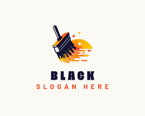 Acrylic - Acrylic Paintbrush Renovation logo design