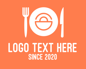 Eating - Meal Shopping Bag Food logo design