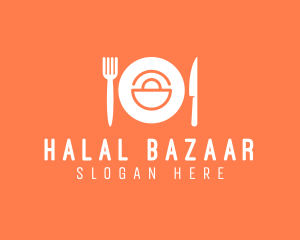 Meal Shopping Bag logo design