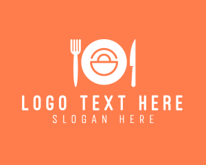 Eating - Meal Shopping Bag logo design