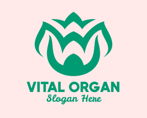 Green Organic Spa logo design