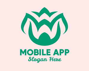 Green - Green Organic Spa logo design