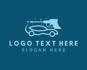 Cleaning Service - Car Pressure Washing Cleaner logo design