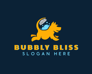 Bubbles Dog Grooming  logo design