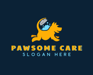 Bubbles Dog Grooming  logo design