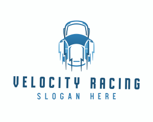 Car Racing Sedan logo design