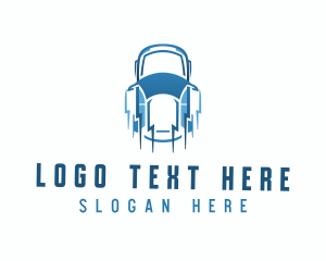 Sedan - Car Racing Sedan logo design