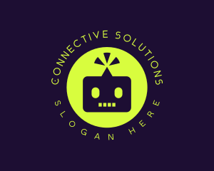 Communication - AI Communication Robot logo design