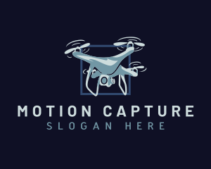 Footage - Drone Surveillance Camera logo design