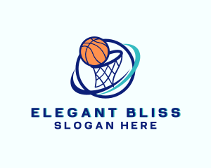  Basketball Net Court Logo