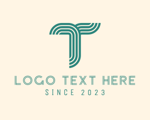 Enterprise - Retro Stripe Business logo design