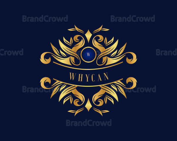 Luxury Ornament Wreath Logo