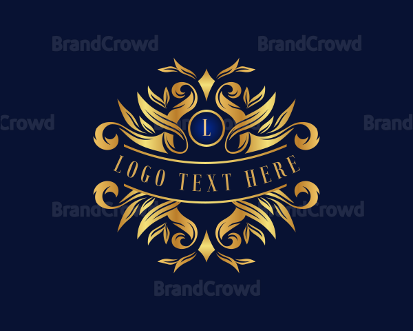 Luxury Ornament Wreath Logo