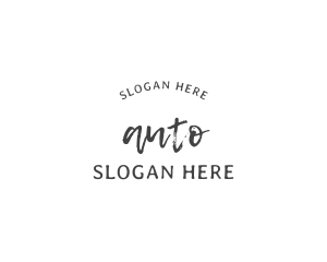 Texture Script Wordmark Logo