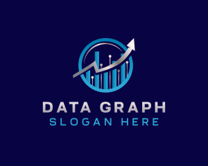 Arrow Growth Graph logo design