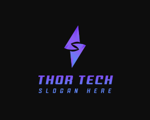 Thunder Bolt Tech logo design