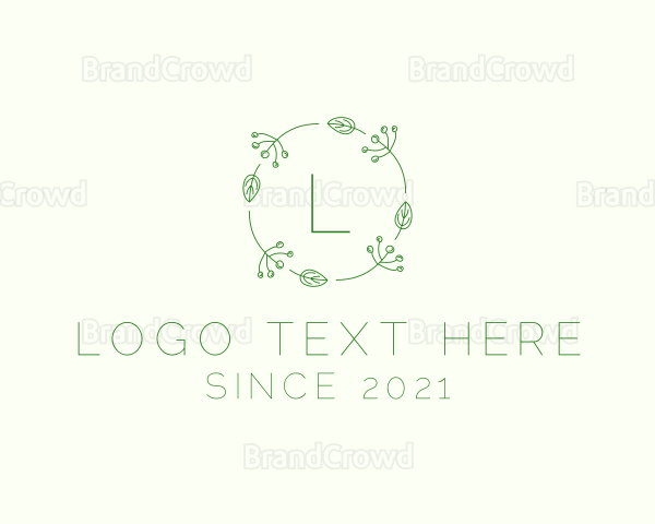 Spring Leaf Frame Boutique Logo