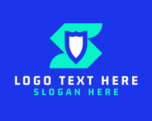 Security - Security Shield Letter S logo design