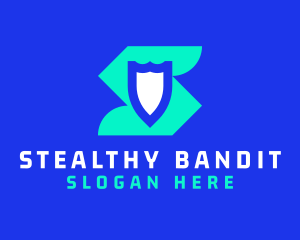 Security Shield Letter S logo design