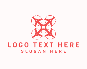 Surveillance - Aerial Drone Gadget logo design