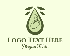 Olive Oil Droplet Logo