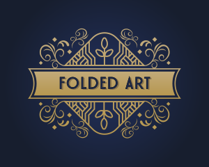 Art Deco Frame Ornament logo design