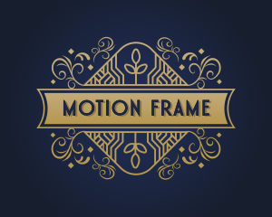 Art Deco Frame Ornament logo design