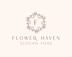 Vintage Flower Beauty Salon logo design