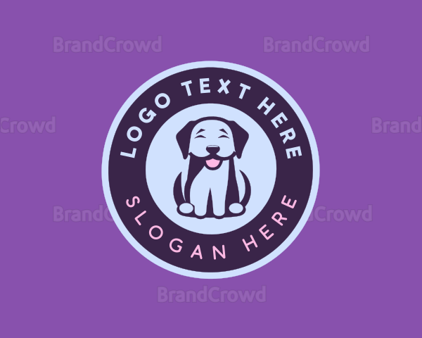 Dog Pet Grooming Logo