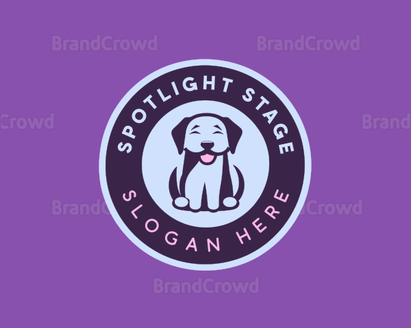 Dog Pet Grooming Logo