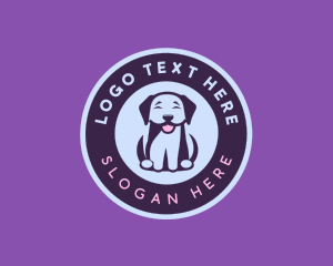 Dog Pet Grooming Logo