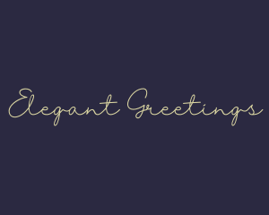 Elegant Handwritten Signature logo design