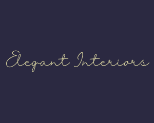 Elegant Handwritten Signature logo design