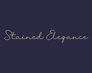 Elegant Handwritten Signature logo design