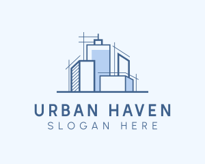 Urban Building Architect logo design