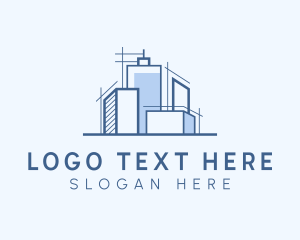 Architect - Urban Building Architect logo design