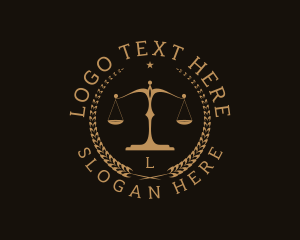 Scales Of Justice - Legal Justice Judicial logo design