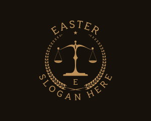 Justice Scale - Legal Justice Judicial logo design