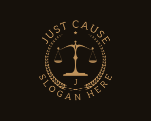 Legal Justice Judicial logo design